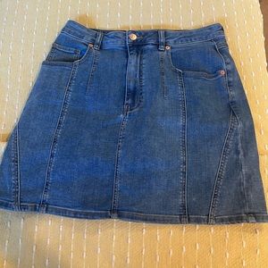 Free people jean skirt